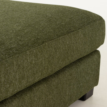 Milana 3 Seater + Ottoman, Green