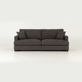 Milana 3 Seater + Ottoman, Charcoal