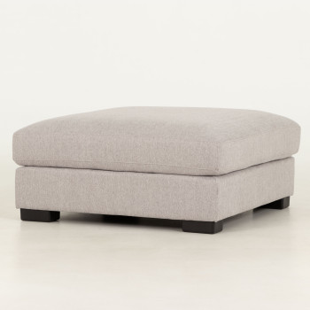 Milana 3 Seater + Ottoman, Light Grey