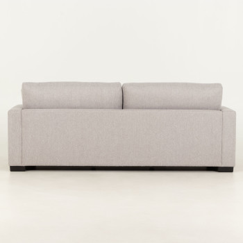 Milana 3 Seater + Ottoman, Light Grey