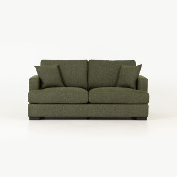 Milana 2 Seater + Ottoman, Green