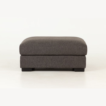 Milana 2 Seater + Ottoman, Charcoal