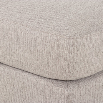 Milana 2 Seater + Ottoman, Light Grey