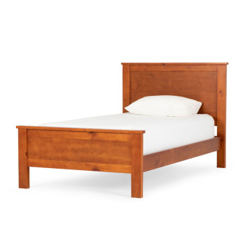Miller 3 Piece Bedroom Set with King Single Bed Frame, Light