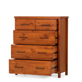 Miller 3 Piece Bedroom Set with King Single Bed Frame, Light