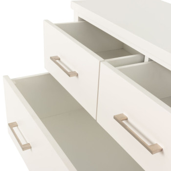Miller 3 Piece Bedroom Set with Single / King Single Headboard, White
