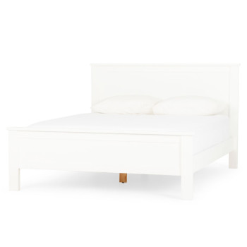 Miller 4 Piece Bedroom Set with 2 Drawers Queen Bed Frame and 7 Drawer Tallboy, White