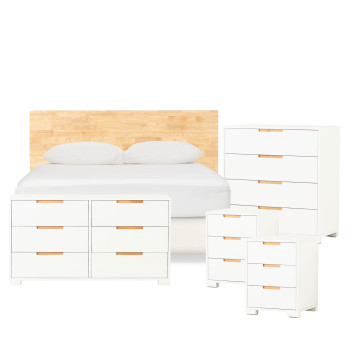 Nova 5 Piece Bedroom Set with Queen / King Headboard