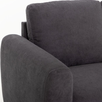 Paloma 3 Seater + 2 Seater Sofa, Charcoal