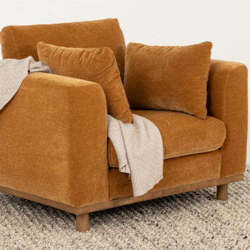 Portia 2 Seater + 2 Chairs, Amber