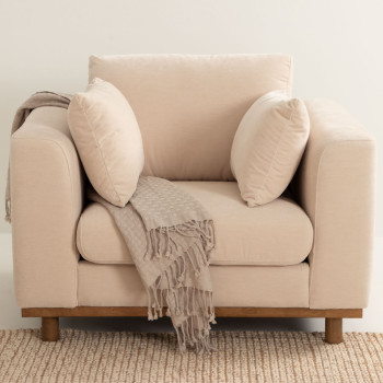 Portia 3 Seater + 2 Chairs, Beige