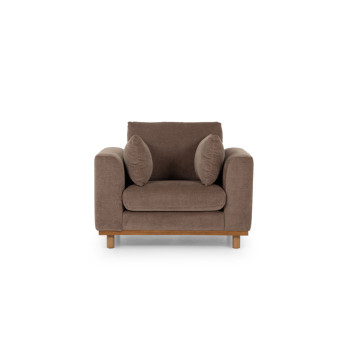 Portia 2 Seater + 2 Chairs, Brown