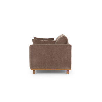 Portia 2 Seater + 2 Chairs, Brown