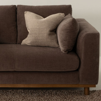Portia 2 Seater + 2 Chairs, Brown