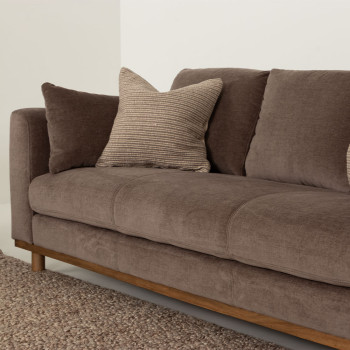 Portia 3 Seater + 2 Chairs, Brown