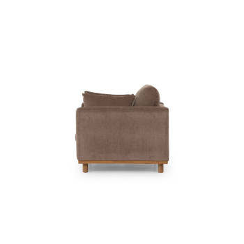 Portia 3 Seater + 2 Chairs, Brown