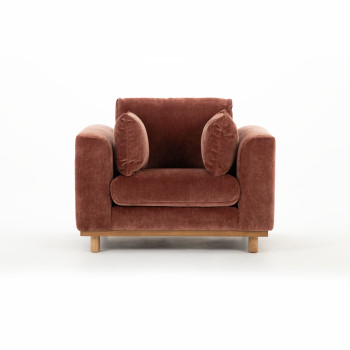 Portia 3 Seater + 2 Chairs, Brick