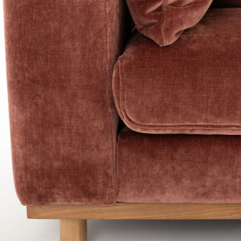 Portia 3 Seater + 2 Chairs, Brick