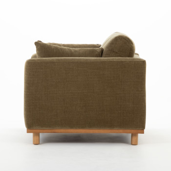 Portia 2 Seater + 2 Chairs, Olive