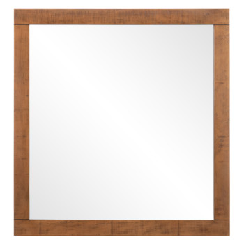 Safin Lowboy & Dresser Mirror, Brown