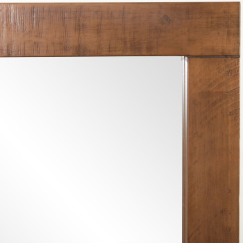 Safin Lowboy & Dresser Mirror, Brown