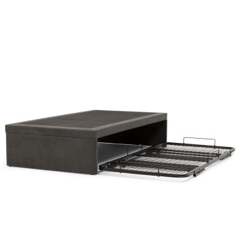 Serene & Uno King Single/ Single Trundle Bed Set, Charcoal