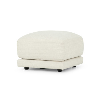 Sorin 2 Seater + Ottoman, Cream