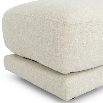 Sorin 2 Seater + Ottoman, Cream