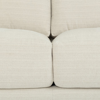 Sorin 3 Seater + Ottoman, Cream