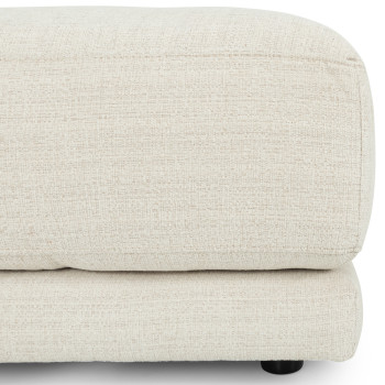 Sorin 3 Seater + Ottoman, Cream