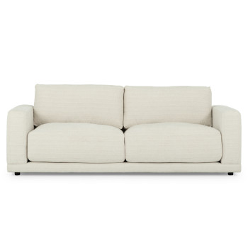 Sorin 3 Seater + Ottoman, Cream
