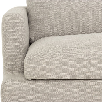 Stellar 3 Seater + Ottoman, Light Grey