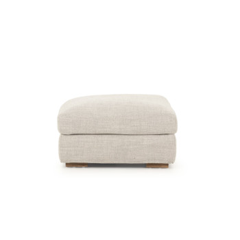 Stellar 3 Seater + Ottoman, Light Grey