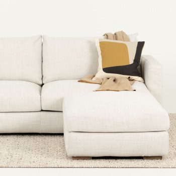 Stellar 3 Seater + Ottoman, Natural