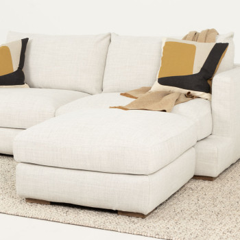 Stellar 3 Seater + Ottoman, Natural