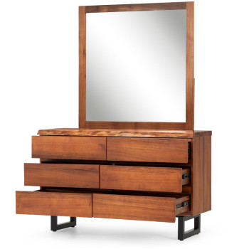 Tipaz 6 Piece Bedroom Set with Double/Queen Headboard