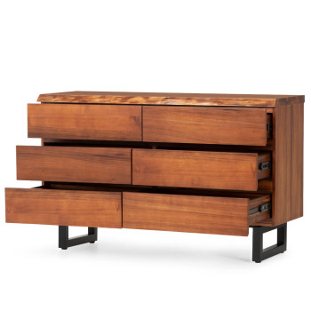 Tipaz Lowboy Live Edge & Dresser Mirror