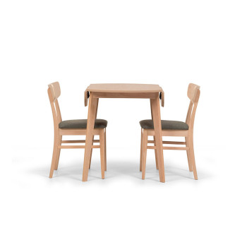 Veno 3 Piece Dining Set - W60/90, Light