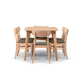 Veno 7 Piece Dining Set - W150, Light