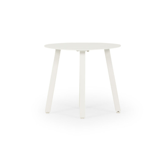 Venus Outdoor Recliner Chair with Side Table, White