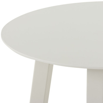 Venus Outdoor Recliner Chair with Side Table, White