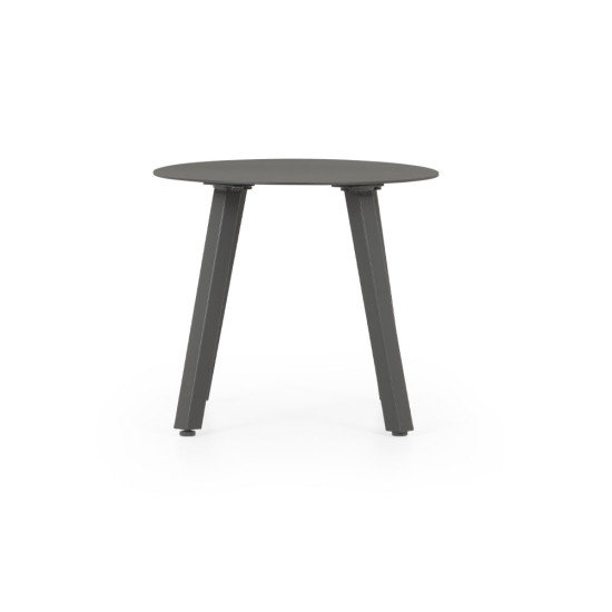 Venus Outdoor Recliner Chair with Side Table, Gunmetal