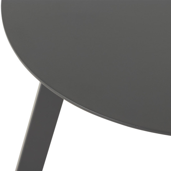 Venus Outdoor Recliner Chair with Side Table, Gunmetal
