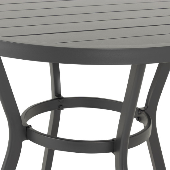 Venus & Avery 3 Piece Outdoor Bar Set, Gunmetal