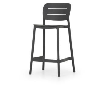 Venus 3 Piece Outdoor Bar Set, Gunmetal