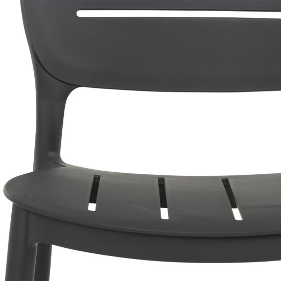 Venus & Avery 3 Piece Dining Set - W60, Gunmetal