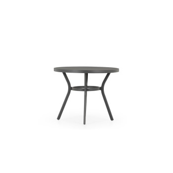 Venus 3 Piece Dining Set - W90, Gunmetal