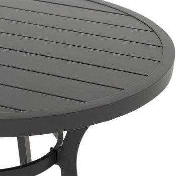 Venus 3 Piece Dining Set - W90, Gunmetal