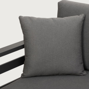 Venus 4 Piece Outdoor Lounge Set With Coffee Table, Gunmetal