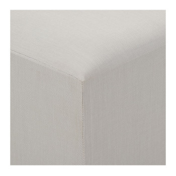 Venus Corner Outdoor Lounge/Low Dining Set With Sassy Footstools - W159, White